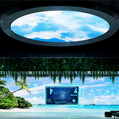 海口金盘科技数字化工厂展厅设计