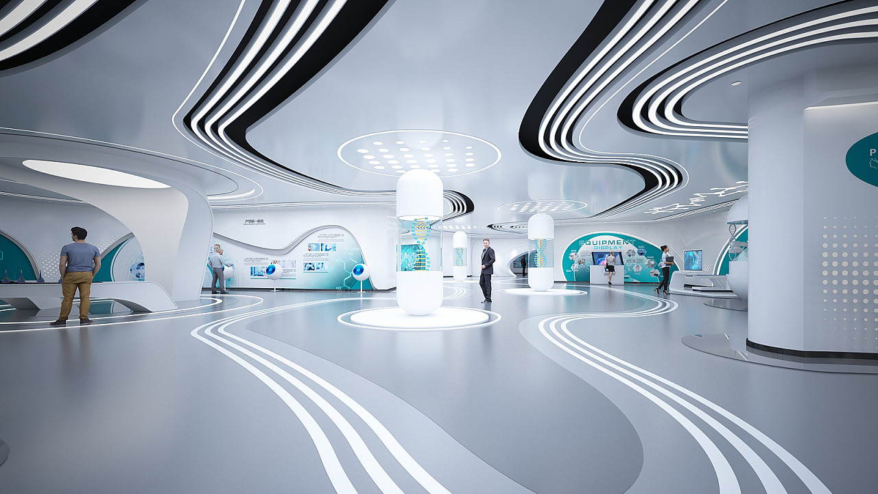 企业多媒体展厅设计费用多少钱一平方