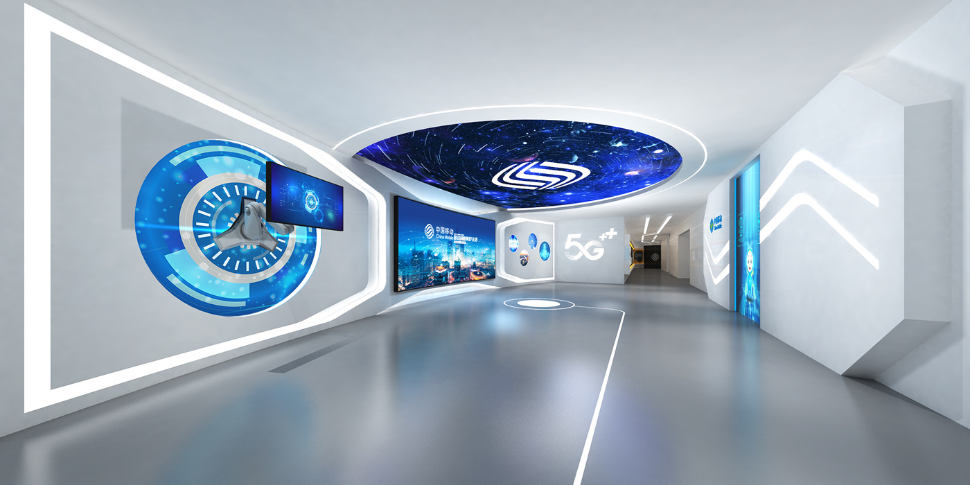 关于企业展厅设计中四种的平面布局方式