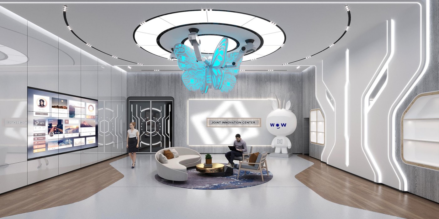 关于企业展厅设计中四种的平面布局方式