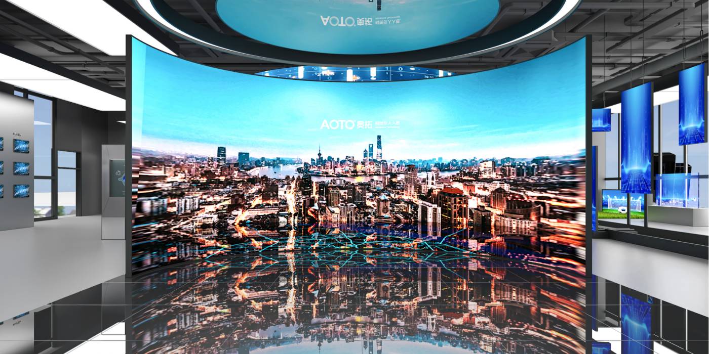 匠心二十日：鼎晟展示铸就奥拓电子科技展厅的“深圳速度”