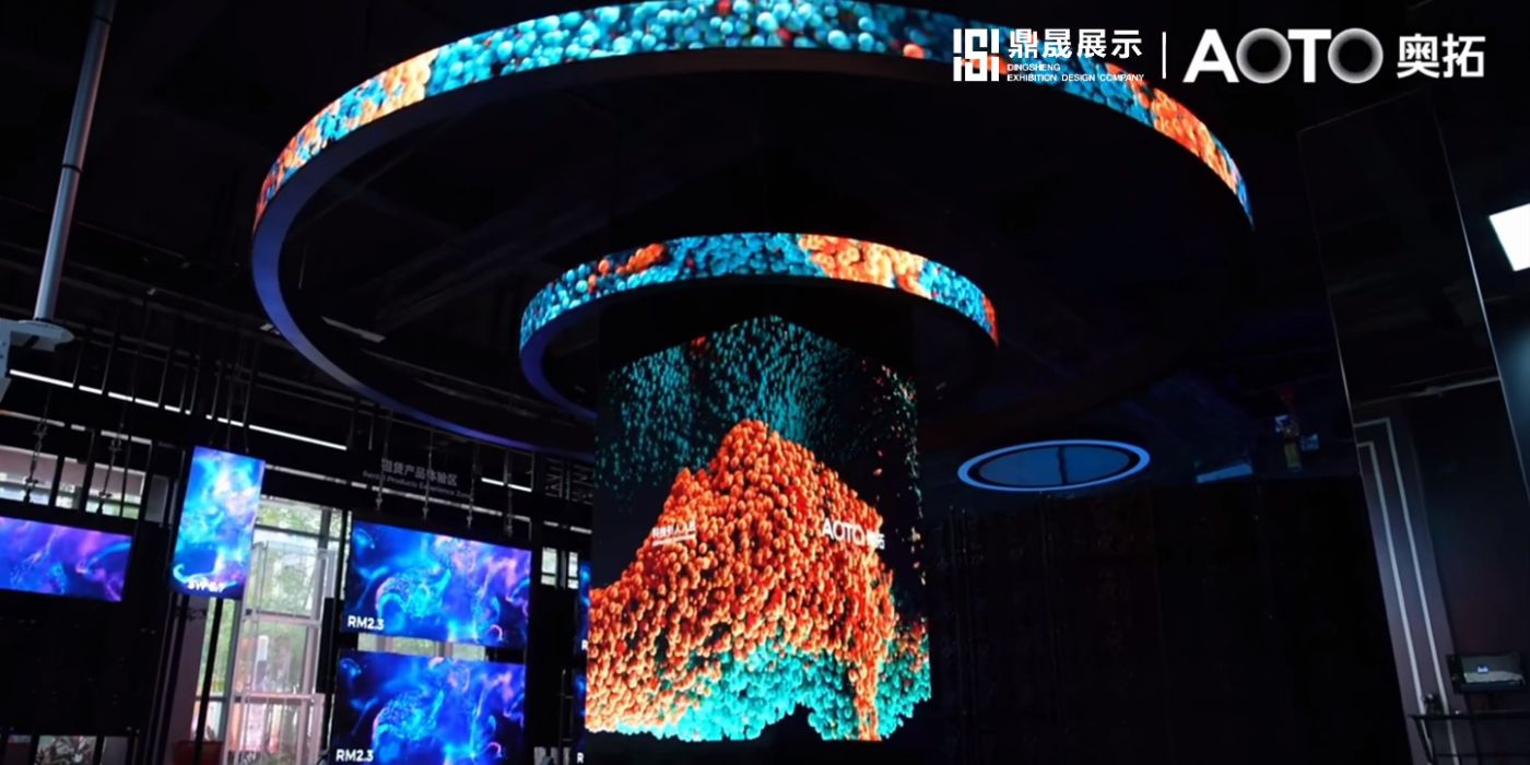 匠心二十日：鼎晟展示铸就奥拓电子科技展厅的“深圳速度”